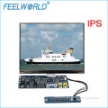 8 Inch LCD Module with IPS Panel, Touchscreen, VGA, HDMI, AV for ATM, POS, Medical Application